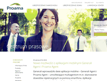 Tablet Screenshot of media.proama.pl